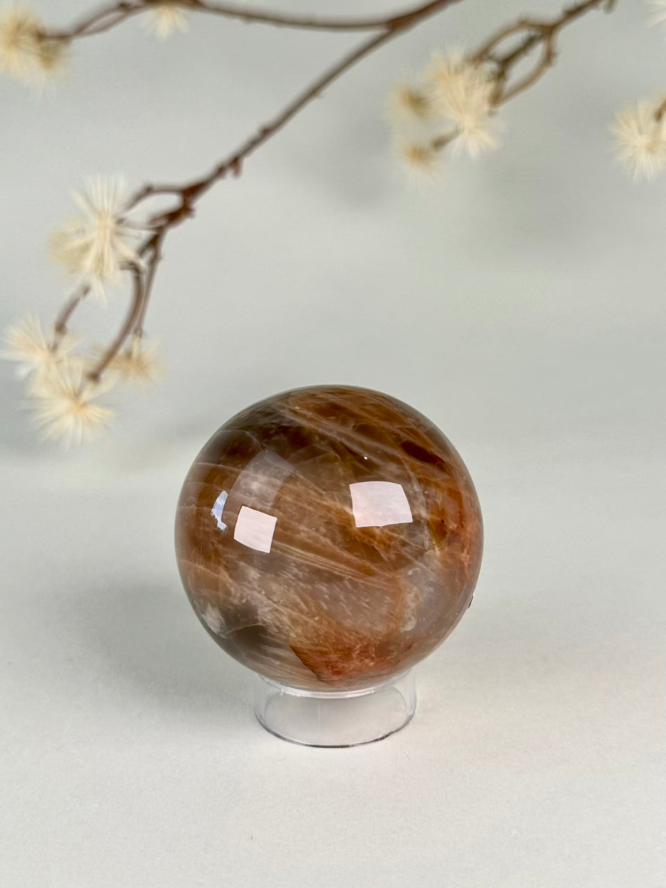 Peach Moonstone Sphere A