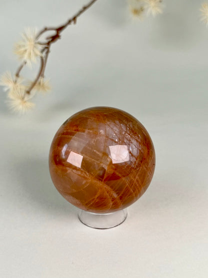 Peach Moonstone Sphere B