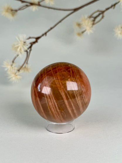 Peach Moonstone Sphere B