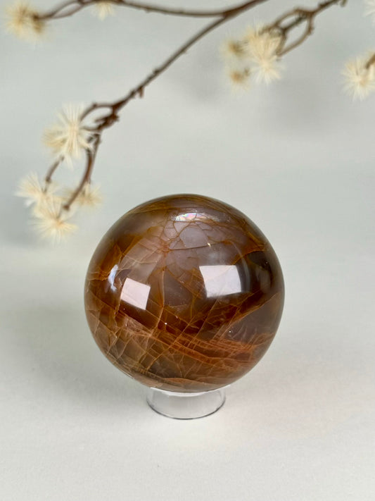 Peach Moonstone Sphere C