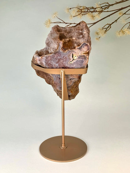 Pink Amethyst on Stand