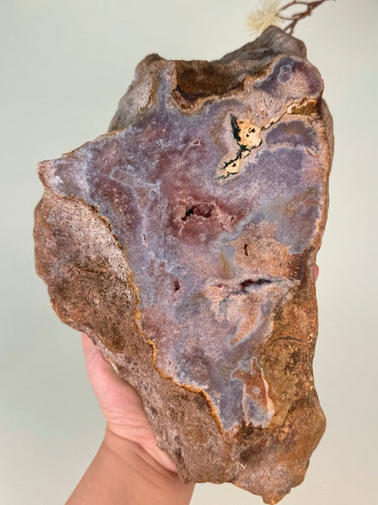 Pink Amethyst on Stand