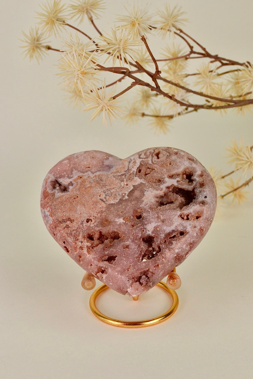 Pink Amethyst Heart A