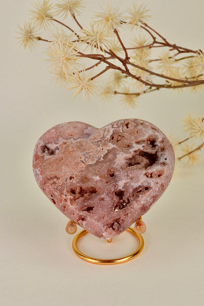 Pink Amethyst Heart A