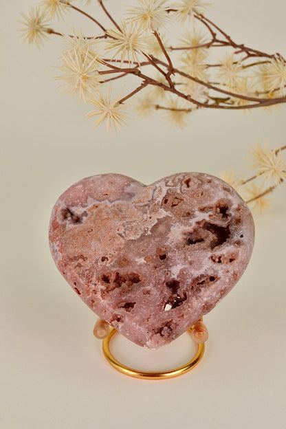 Pink Amethyst Heart A