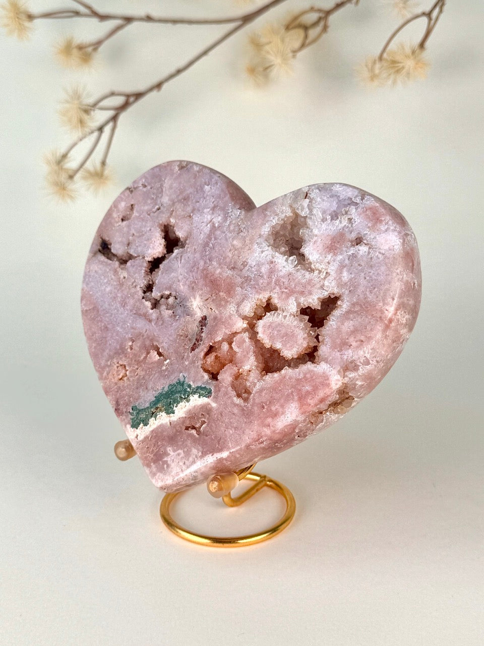 Pink Amethyst Heart C