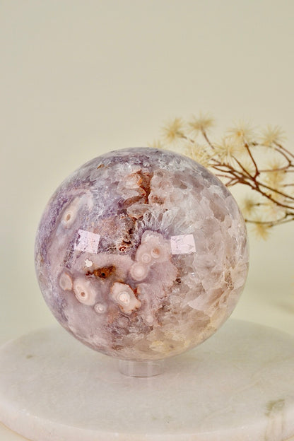 HUGE Pink Amethyst Sphere (Lilac)