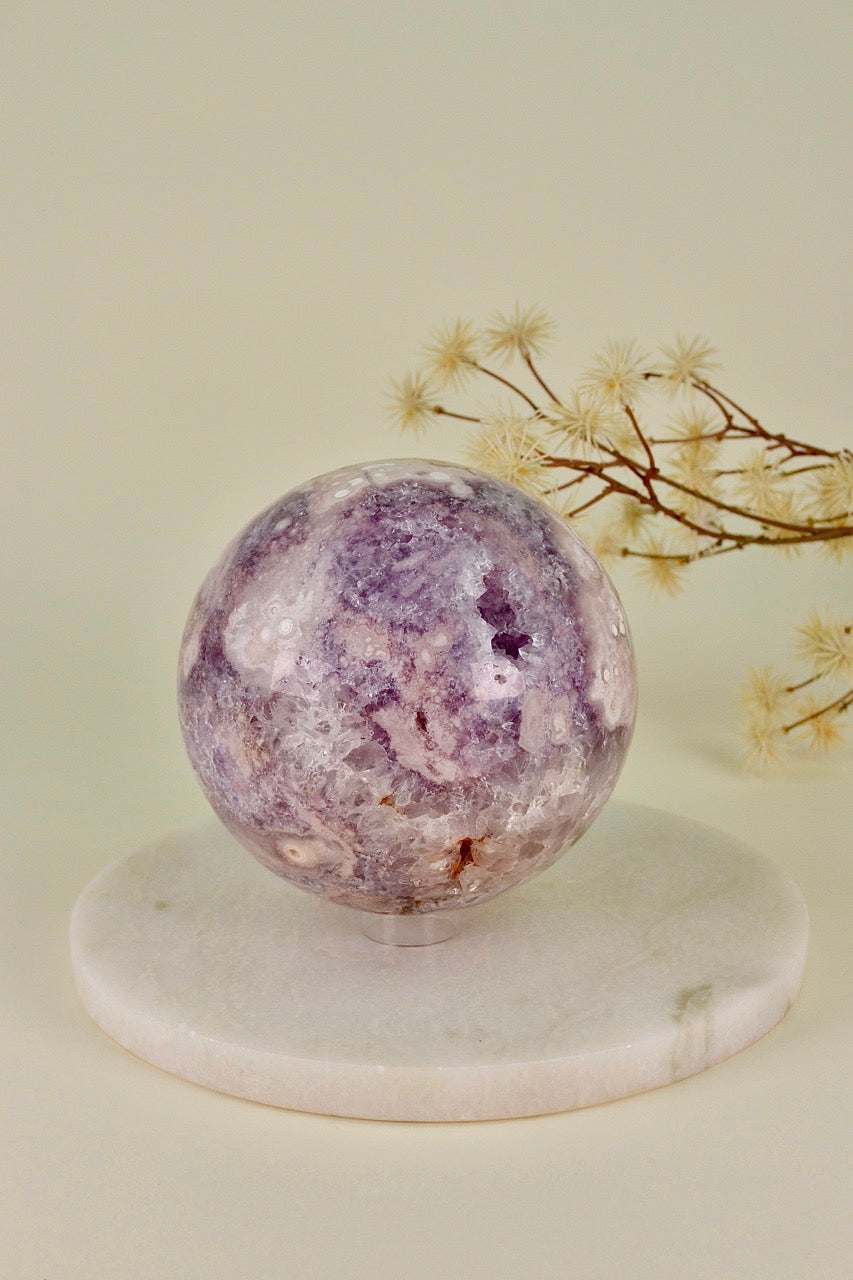 HUGE Pink Amethyst Sphere (Lilac)