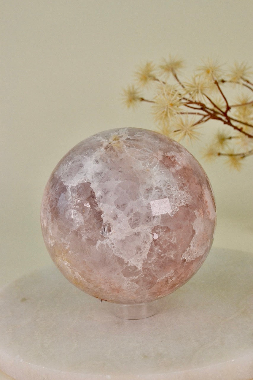 Big Pink Amethyst Sphere