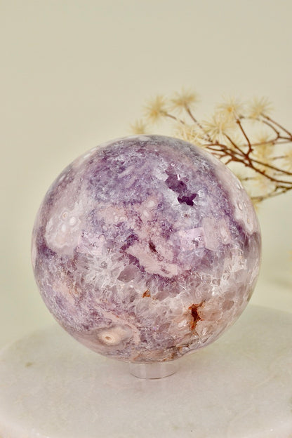 HUGE Pink Amethyst Sphere (Lilac)