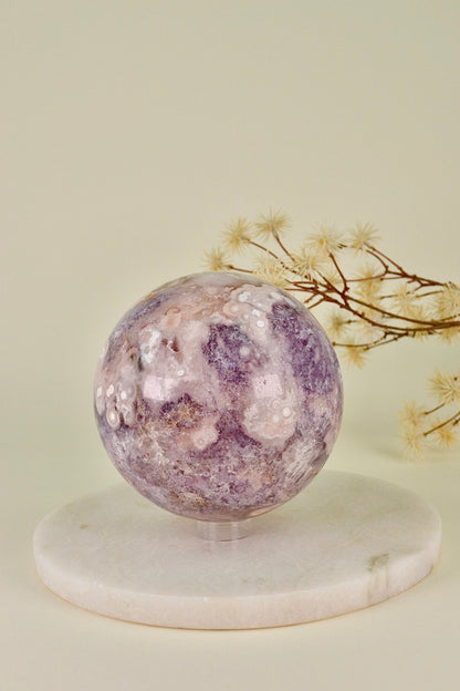 HUGE Pink Amethyst Sphere (Lilac)