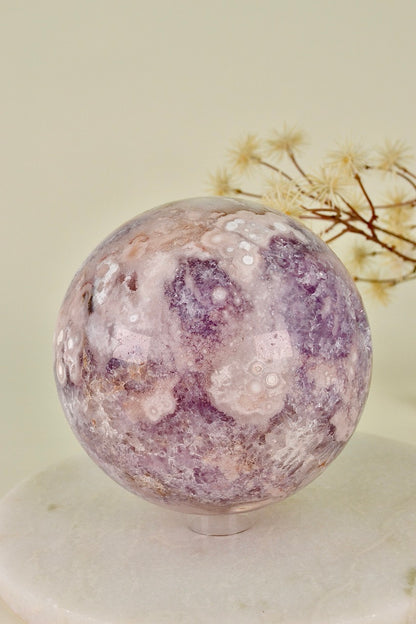 HUGE Pink Amethyst Sphere (Lilac)