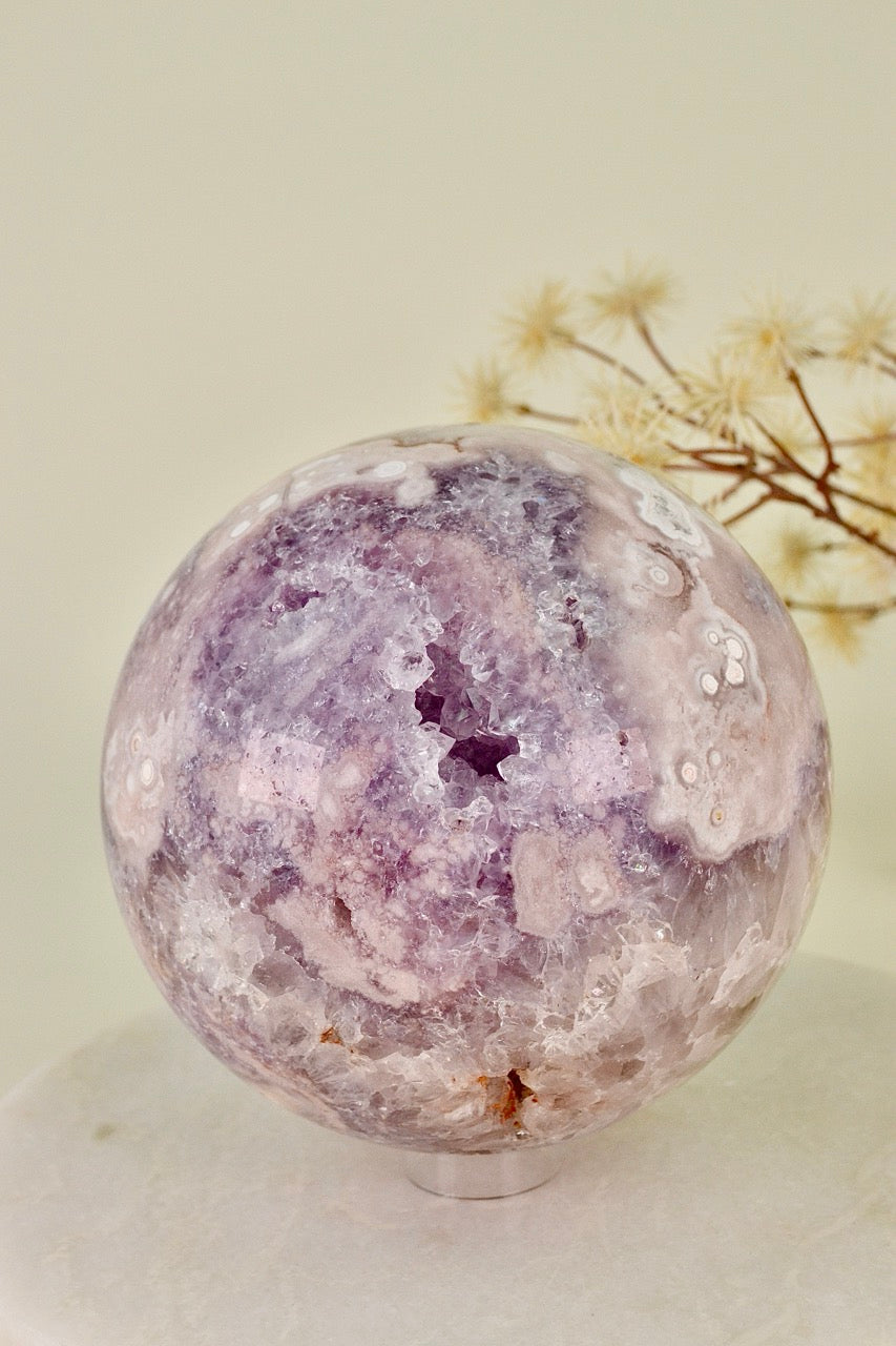 HUGE Pink Amethyst Sphere (Lilac)