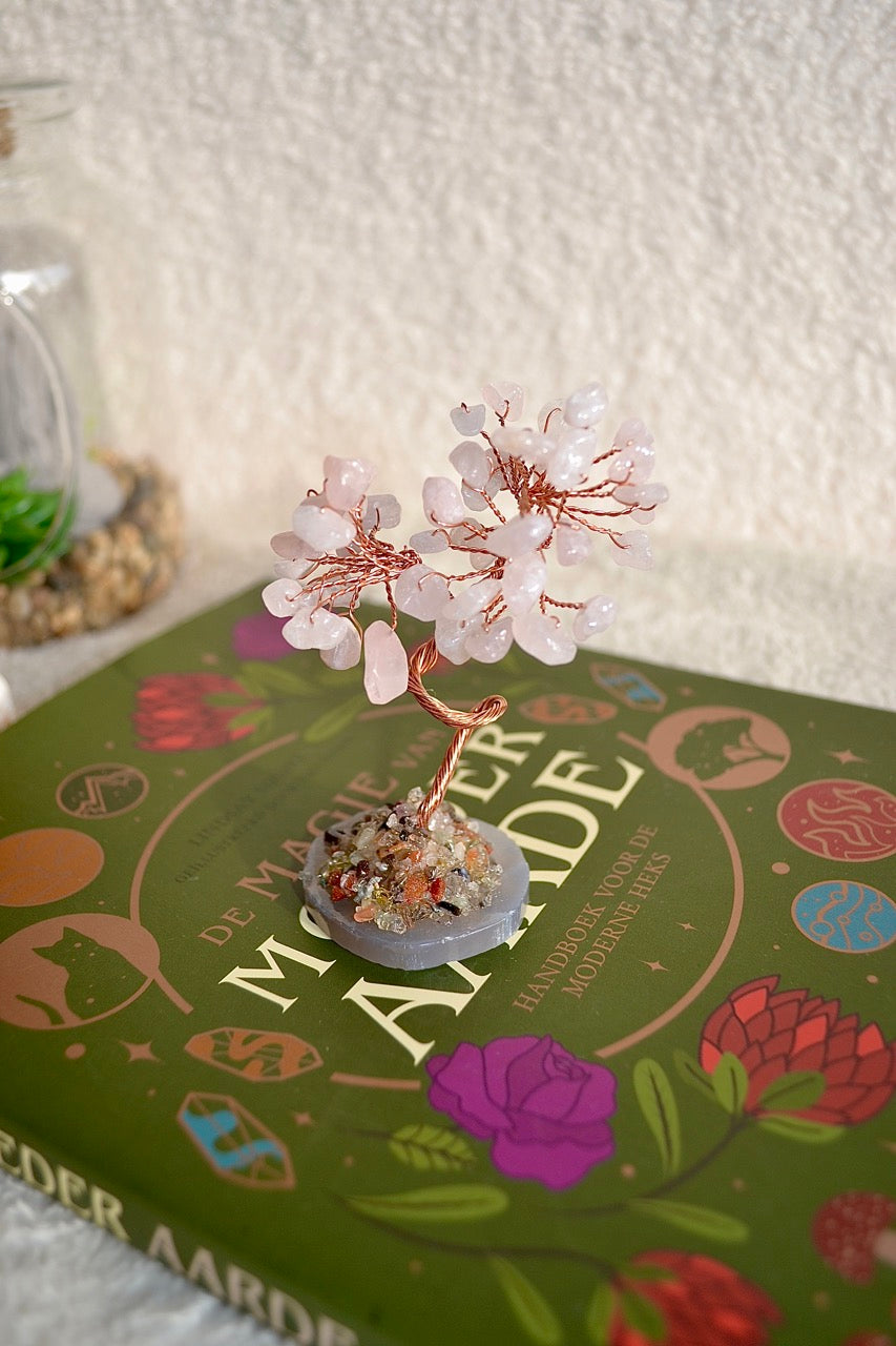 Rose Quartz Money Tree