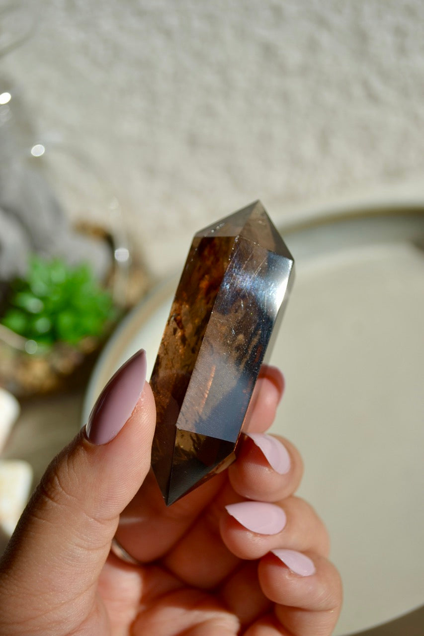 Smokey Quartz Double-Points