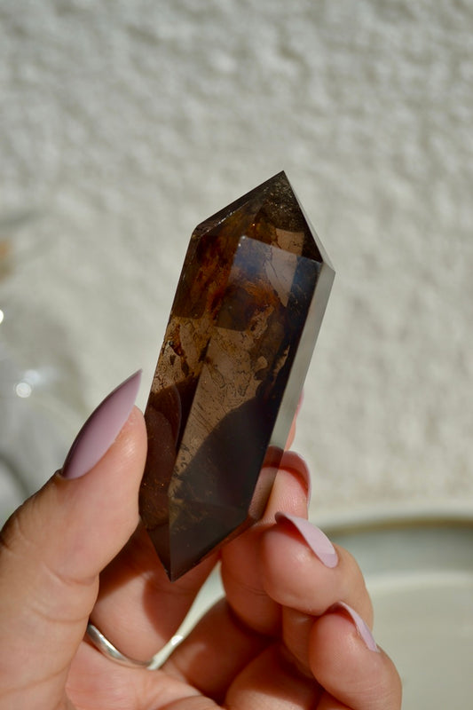 Smokey Quartz Double-Points