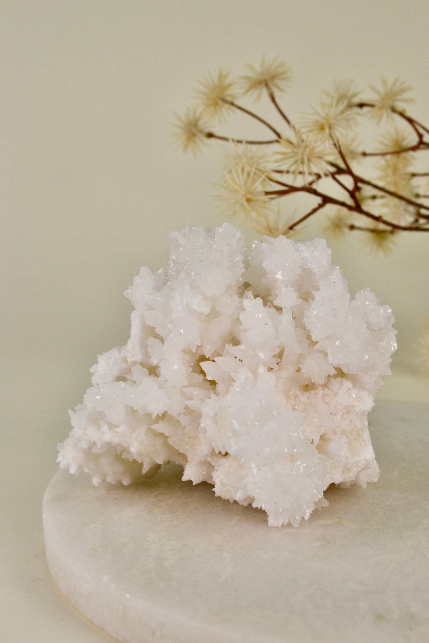 White Aragonite Cluster (Mexico) B