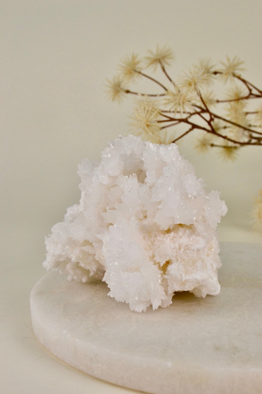 White Aragonite Cluster (Mexico) B