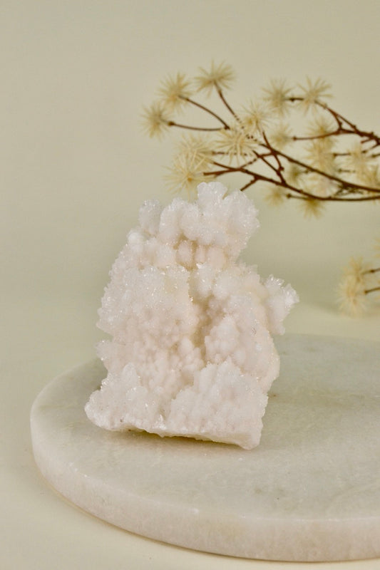 White Aragonite Cluster (Mexico) C