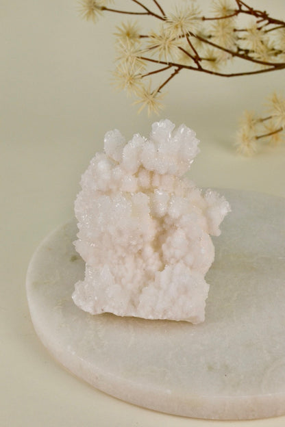 White Aragonite Cluster (Mexico) C