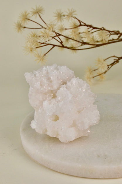 White Aragonite Cluster (Mexico) D