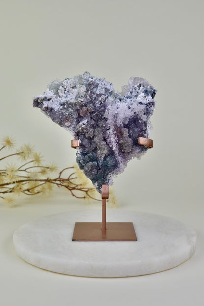 Zeolite - Flower Amethyst on Stand B