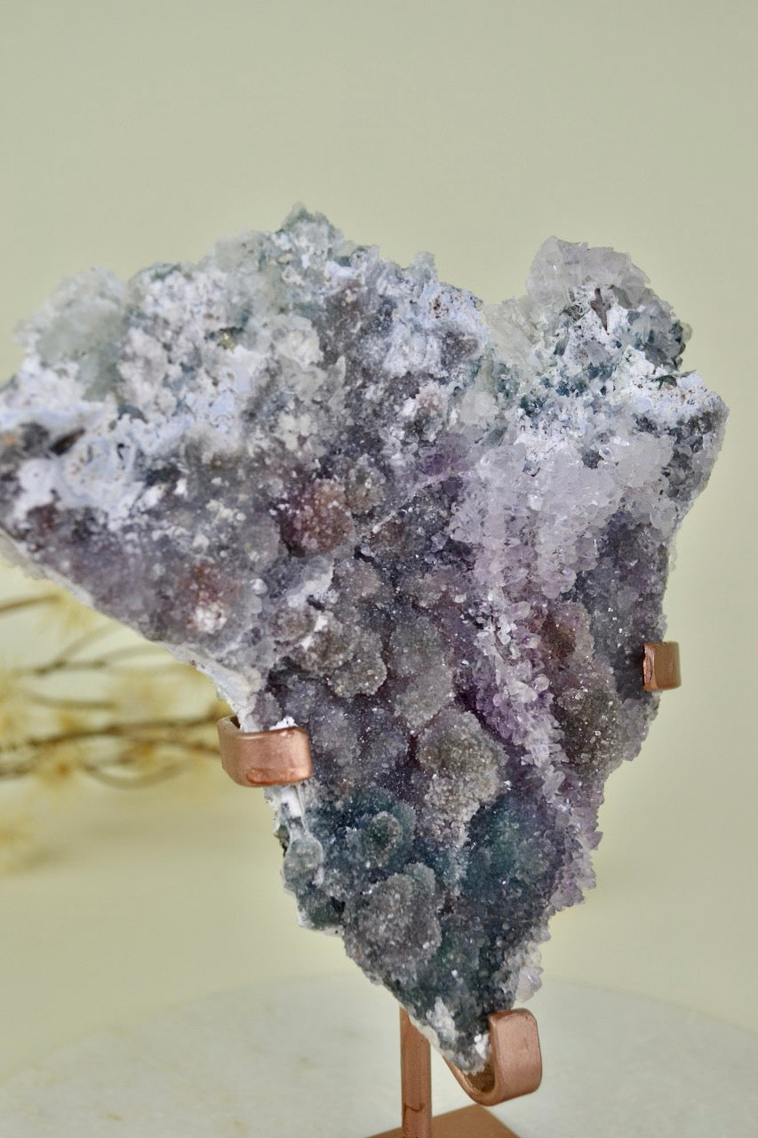 Zeolite - Flower Amethyst on Stand B