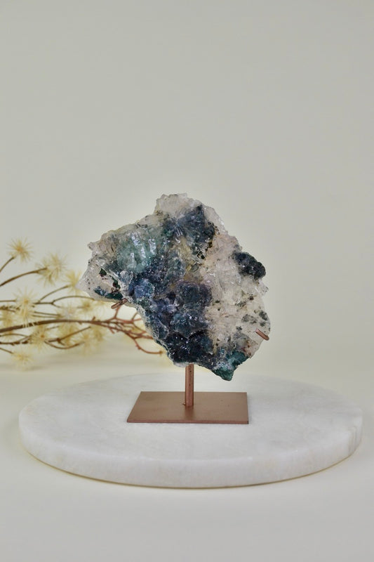 Zeolite - Flower Amethyst on Stand A