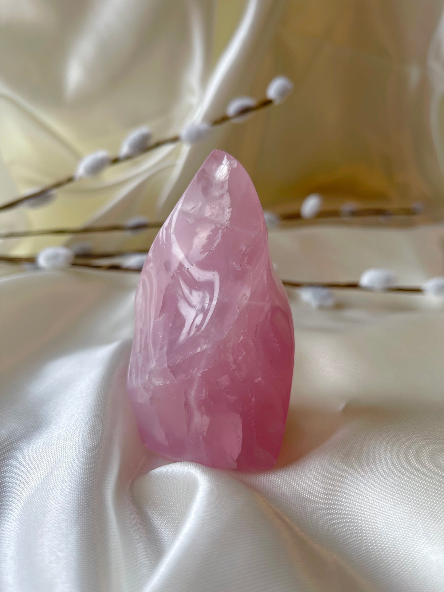 Rose quartz Flame