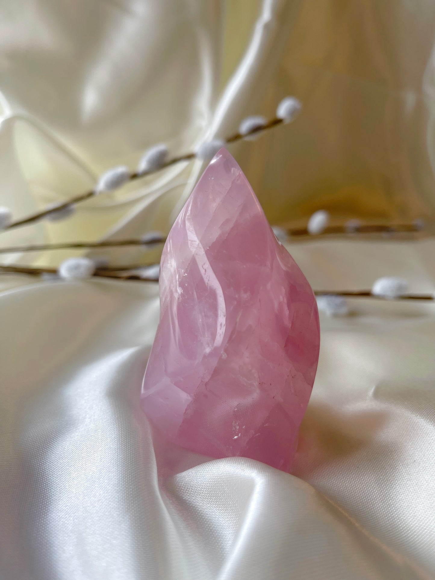 Rose quartz Flame