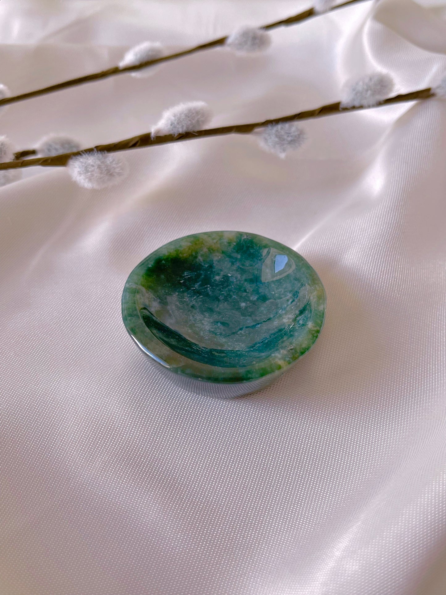 Moss Agate Bowl