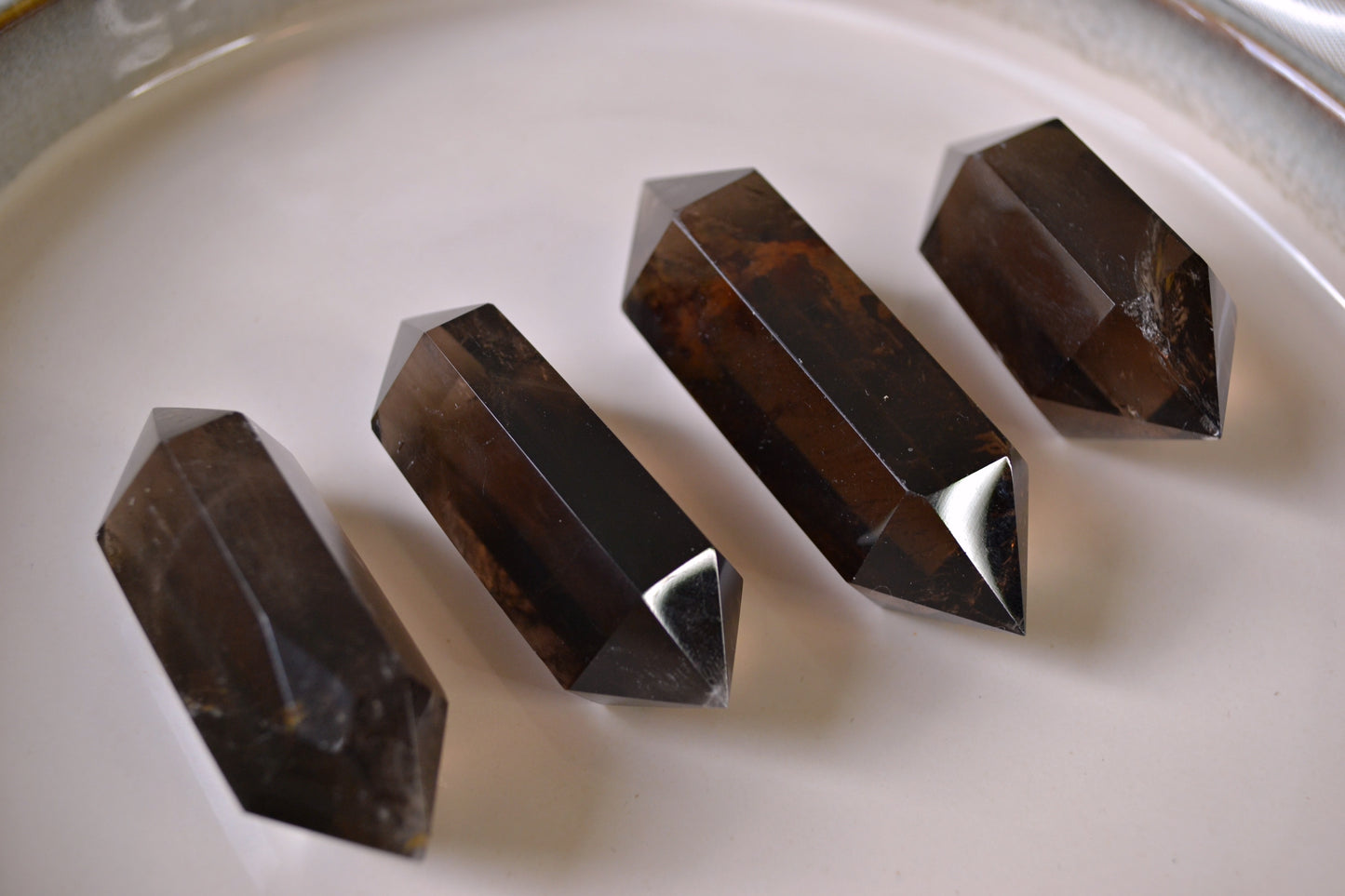 Smokey Quartz Double-Points